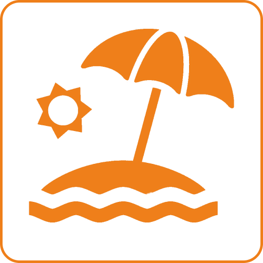 Пляж в 300 метрах